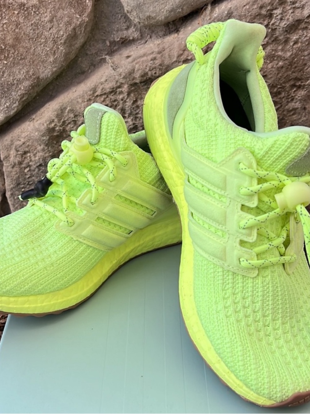Adidas Ultraboost X IVY Park Neon Lime Running Sneakers 5.5 Men's / 6.5 Women’s